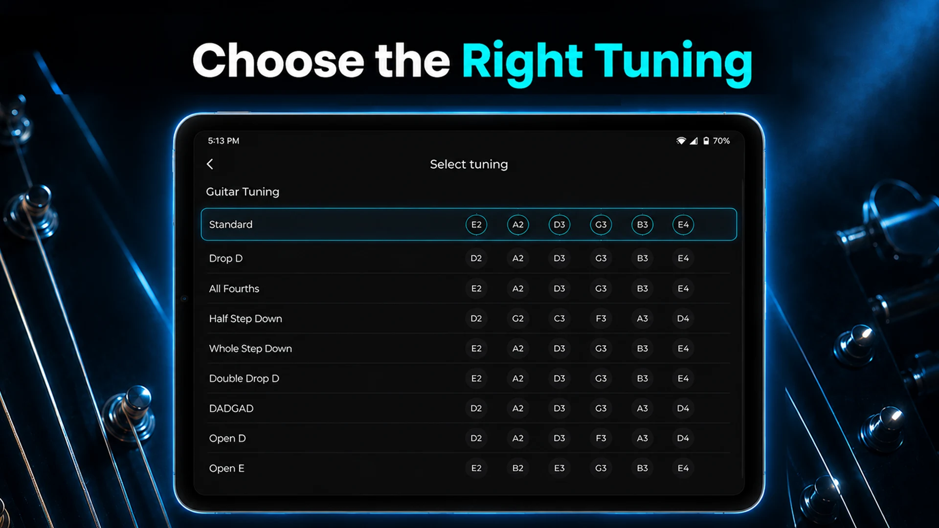 Guitar Tuner: Standard Tuning screenshot